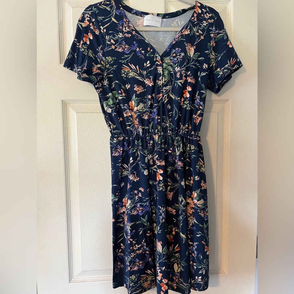 French Grey Dress